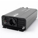 Qoltec Przetwornica napięcia MS Wave | 12V na 230V | 1000/2000W | USB | Kompatybilna z LiFePO4 GEL AGM