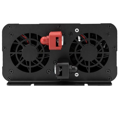 Qoltec Przetwornica napięcia MS Wave | 12V na 230V | 3000/6000W | USB | Kompatybilna z LiFePO4 GEL AGM
