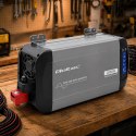 Qoltec Przetwornica napięcia Pure Sine Wave | 12V na 230V | 1000/2000W | LCD | USB | USB-C | Kompatybilna z LiFePO4 GEL AGM