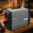 Qoltec Przetwornica napięcia Pure Sine Wave | 12V na 230V | 2000/4000W | LCD | USB | USB-C | Kompatybilna z LiFePO4 GEL AGM