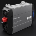 Qoltec Przetwornica napięcia Pure Sine Wave | 12V na 230V | 2000/4000W | LCD | USB | USB-C | Kompatybilna z LiFePO4 GEL AGM
