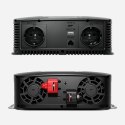 Qoltec Przetwornica napięcia Pure Sine Wave | 12V na 230V | 2000/4000W | LCD | USB | USB-C | Kompatybilna z LiFePO4 GEL AGM