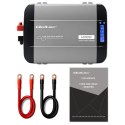 Qoltec Przetwornica napięcia Pure Sine Wave | 12V na 230V | 2000/4000W | LCD | USB | USB-C | Kompatybilna z LiFePO4 GEL AGM