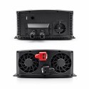 Qoltec Przetwornica napięcia Pure Sine Wave | 12V na 230V | 3000/6000W | LCD | USB | USB-C | Kompatybilna z LiFePO4 GEL AGM