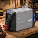 Qoltec Przetwornica napięcia Pure Sine Wave | 12V na 230V | 300/600W | LCD | USB | USB-C | Kompatybilna z LiFePO4 GEL AGM