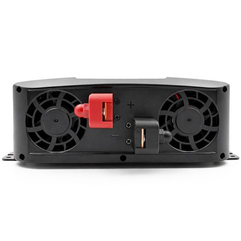 Qoltec Przetwornica napięcia Pure Sine Wave z UPS | 12V na 230V | 2000/4000W | LCD | USB | USB-C | Kompatybilna z LiFePO4 GEL AG