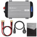 Qoltec Przetwornica napięcia Pure Sine Wave z UPS | 12V na 230V | 2000/4000W | LCD | USB | USB-C | Kompatybilna z LiFePO4 GEL AG
