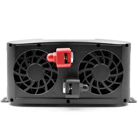 Qoltec Przetwornica napięcia Pure Sine Wave z UPS | 12V na 230V | 3000/6000W | LCD | USB | USB-C | Kompatybilna z LiFePO4 GEL AG