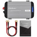 Qoltec Przetwornica napięcia Pure Sine Wave z UPS | 12V na 230V | 3000/6000W | LCD | USB | USB-C | Kompatybilna z LiFePO4 GEL AG