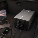Qoltec Przetwornica napięcia Pure Sine Wave z UPS | 12V na 230V | 4000/8000W | USB | Kompatybilna z LiFePO4 GEL AGM