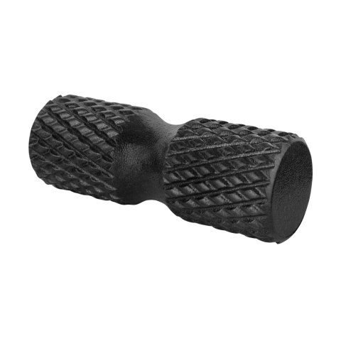 Wałek do masażu z wypustkami, roller 15x42cm, kolor czarny, materiał EPP, REBEL ACTIVE