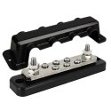 Busbar 250A 2P, 6 śrub + osłona, DC M8 | Victron