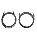 Male to Female 3 pole 1 m (bag of 2)