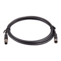 Male to Female 3 pole 2 m (bag of 2)