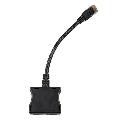 RJ45-splitter 1xRJ45 male/15cm cable/2xRJ45 female
