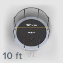 Trampolina Rebel Active PRO 10ft/305 cm, siatka, drabinka