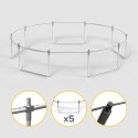 Trampolina Rebel Active PRO 12ft/366 cm, siatka, drabinka