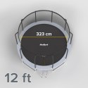 Trampolina Rebel Active PRO 12ft/366 cm, siatka, drabinka