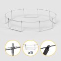 Trampolina Rebel Active PRO 15ft/457 cm, siatka, drabinka