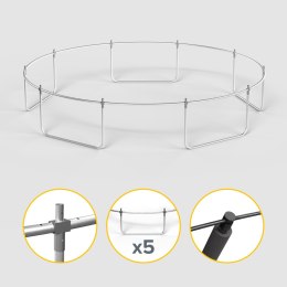 Trampolina Rebel Active PRO 15ft/457 cm, siatka, drabinka