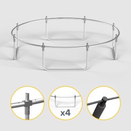 Trampolina Rebel Active PRO 8ft/244 cm, siatka, drabinka