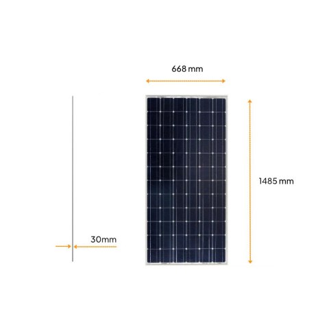 Panel słoneczny 150W Monokrystaliczny