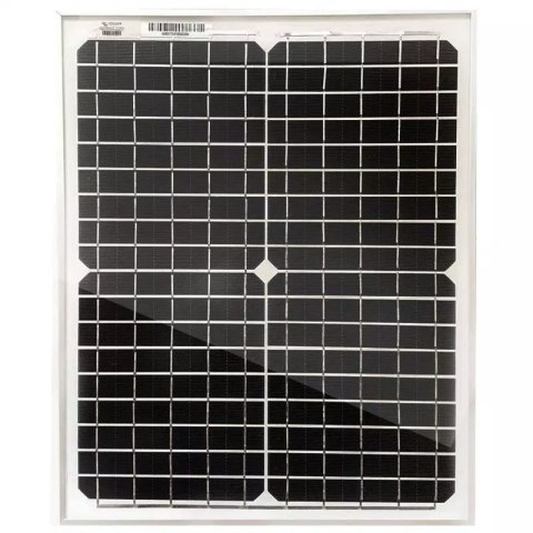 Panel słoneczny 20W i akumulator AGM 8Ah z regulatorem LCD