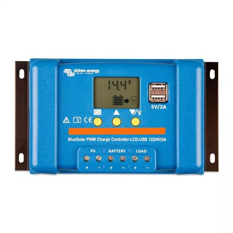 Panel słoneczny 20W i akumulator AGM 8Ah z regulatorem LCD