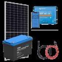 Panel słoneczny 455W i akumulator LiFePO4 100Ah z regulatorem MPPT