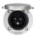 Power Inlet 32A stainless steel with cover
