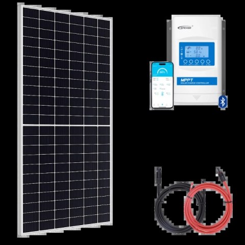Zestaw do kampera panel sztywny 455W regulator 30A MPPT