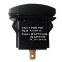 Ładowarka USB Solvian Dual Port USB LED QC3