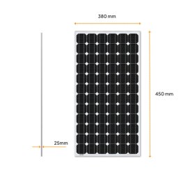 Panel słoneczny 30W Monokrystaliczny