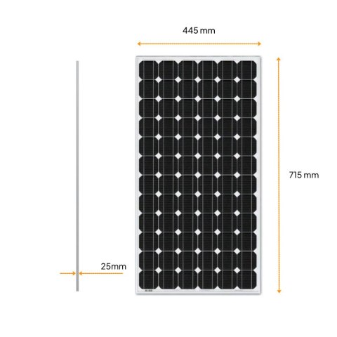 Panel słoneczny 55W Monokrystaliczny