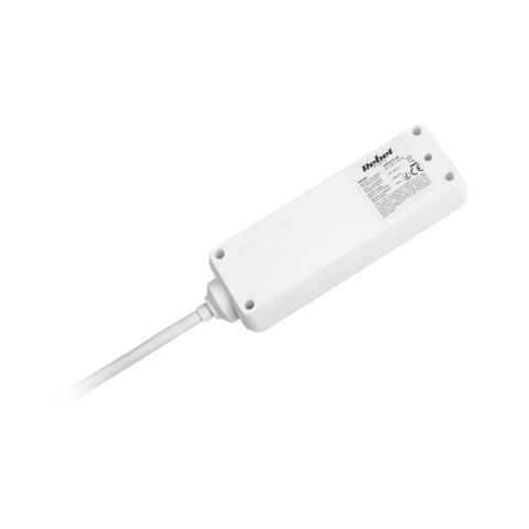 Przedłużacz 3 gniazda 3m typu niemieckiego bez przełącznika (3x1,5mm) Rebel biały