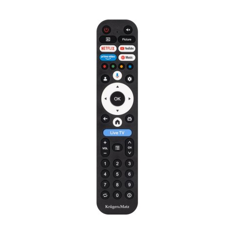 Telewizor Kruger&Matz 50" UHD Google TV 5.0 DVB-T2/T/C H.265 HEVC