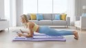 Domowy zestaw do pilates, wielofunkcyjny przyrząd do ćwiczeń fitness 9 w 1, kolor fioletowy