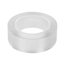 Dwustronna taśma montażowa REBEL (1 mm x 25 mm x 2 m) transparentna