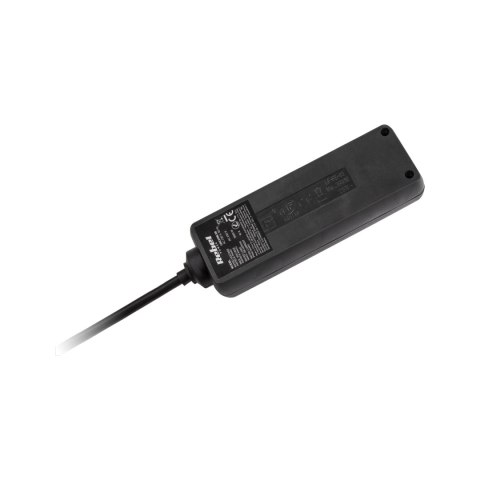 Przedłużacz 3 gniazda 3m typu francuskiego bez przełącznika (3x1,5mm) Rebel czarny