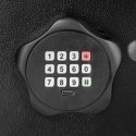 Sejf domowy elektroniczny na kod PIN i klucz - sejf na pieniądze i dokumenty Rebel RB-7001