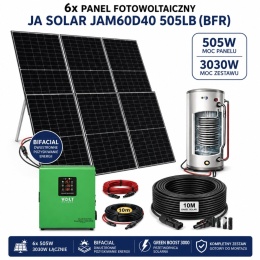 Zestaw solarny do grzania wody Green Boost 3000/3000W 6xPanel 500W
