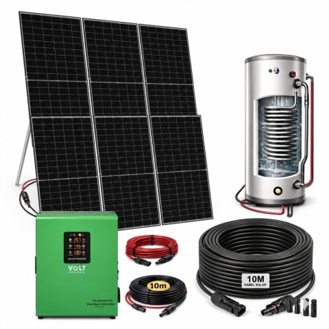 Zestaw fotowoltaiczny do grzania wody Green Boost MPPT 3000 + 6x JA Solar 505W/3030W BiFacial TOPCon