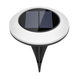Lampa solarna ogrodowa wbijana gruntowa- komplet 4 sztuk