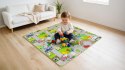 Mata edukacyjna dla dzieci, puzzle 120 x 120 cm, samochody
