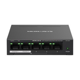 Switch Mercusys MS105GP, 5 portów 10/100/1000 Mb/s Gigabit