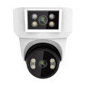 Kamera WiFi Kruger&Matz Connect C180 2x Obiektyw PTZ 360° 2K Tuya Smart Life Kolor Nocą Audio AI