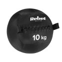 Piłka lekarska do ćwiczeń fitness, rehabilitacyjna, 10kg, REBEL ACTIVE
