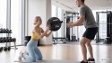 Piłka lekarska do ćwiczeń fitness, rehabilitacyjna, 8kg, REBEL ACTIVE
