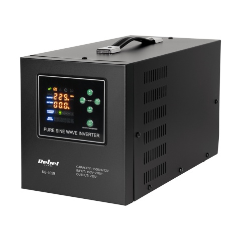 ZESTAW ZASILANIA AWARYJNEGO do pieca CO komputera 1500VA / 1050W + AKUMULATOR 100Ah