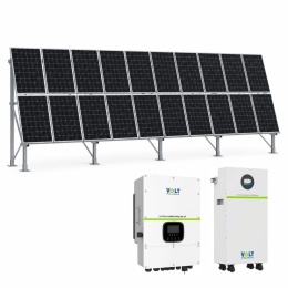 Zestaw fotowoltaiczny 10,1 kWp magazyn 16 kWh inwerter 8 kW 3F